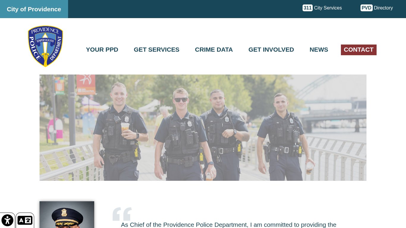 Providence Police Department Arrest Information